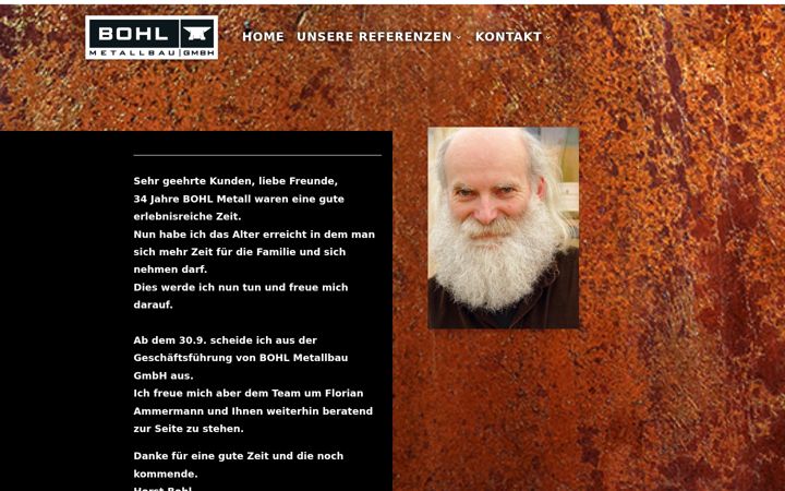 Screenshot of bohl-metall.de