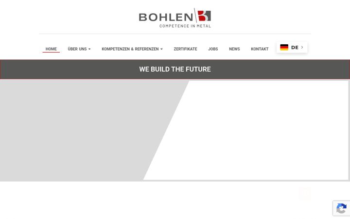 Skærmbillede af bohlen-group.com