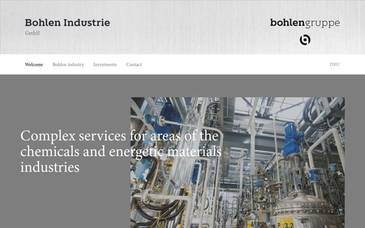 Screenshot of bohlengruppe.com