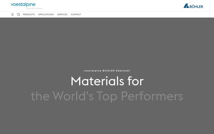 Screenshot of bohler.com