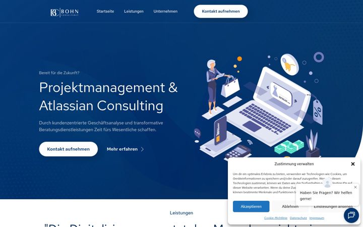Screenshot of bohn-consultancy.com