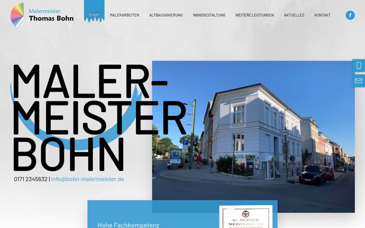 Screenshot ta' bohn-malermeister.de