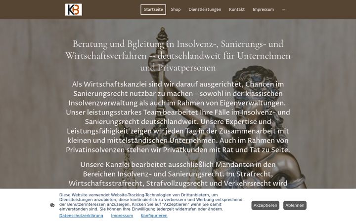 Screenshot of bohnen-kanzlei.de
