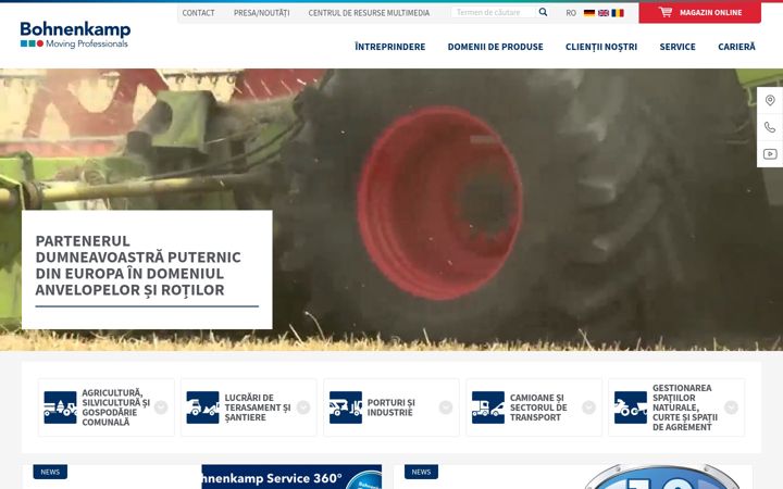Screenshot of bohnenkamp.ro