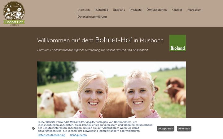Skærmbillede af bohnet-hof.de