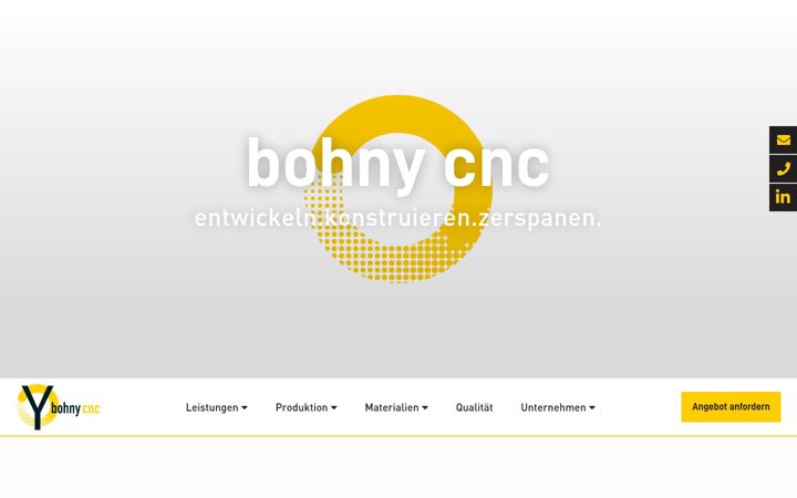 Screenshot of bohny-cnc.de