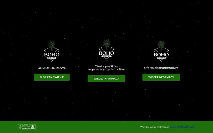 Screenshot of bohobistro.pl