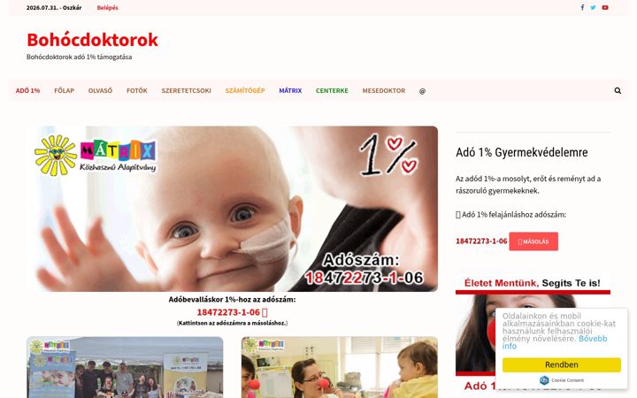 Screenshot of bohocdoktor.com