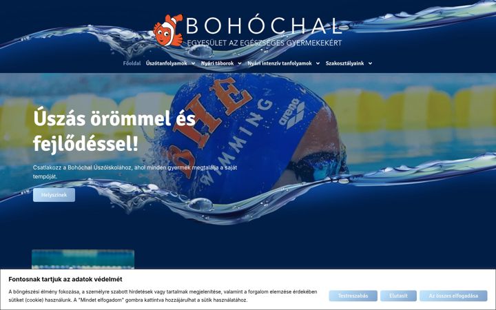 Screenshot of bohochal.hu