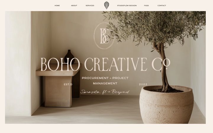 Captura de pantalla de bohocreativeco.com