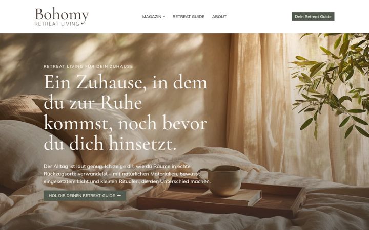 Screenshot ta' bohomy.de