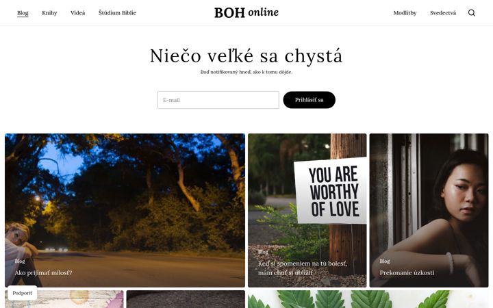 Screenshot of bohonline.sk