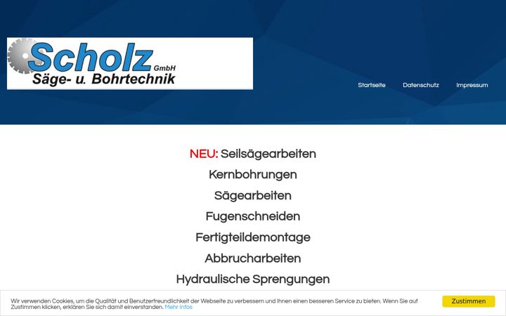 Screenshot of bohrtechnik-scholz.de