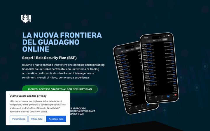 Screenshot of boiafx.com