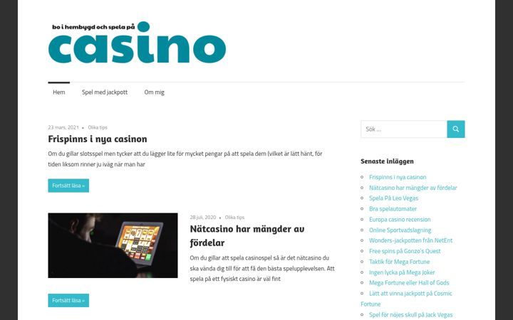 Screenshot of boihembygd.se