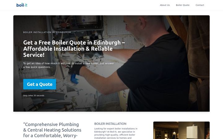Screenshot of boil-it.co.uk