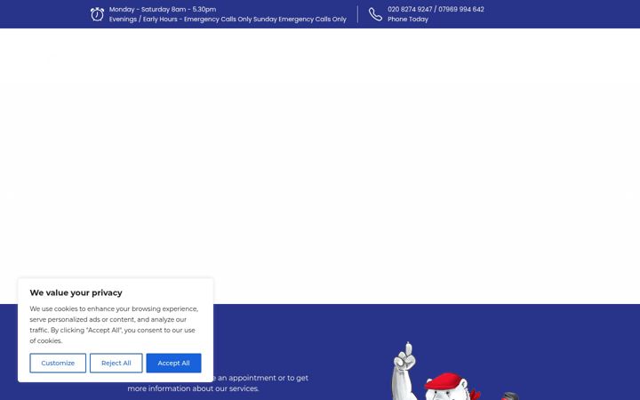 Captura de pantalla de boilerinstallationswestlondon.co.uk