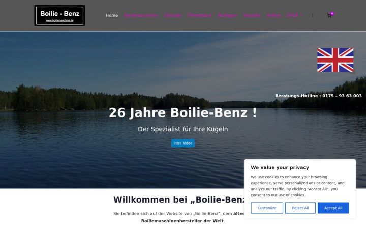 Screenshot ta' boiliemaschine.de