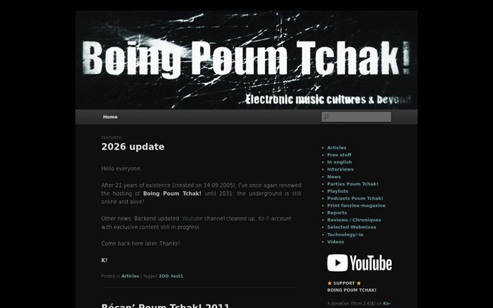 Screenshot of boingpoumtchak.com