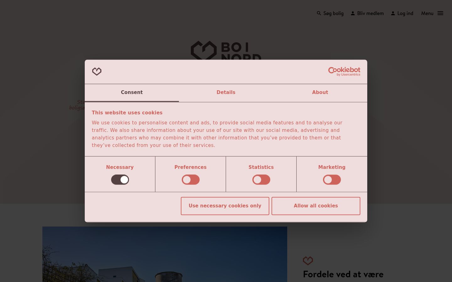 Capture d'écran de la bannière de consentement affichée avant toute interaction