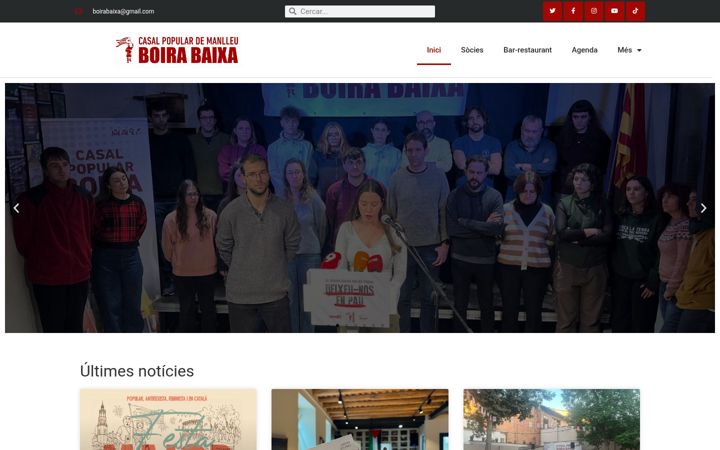 Екранна снимка на boirabaixa.cat