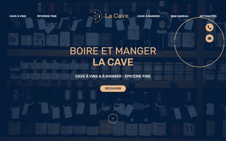 Екранна снимка на boire-manger.fr