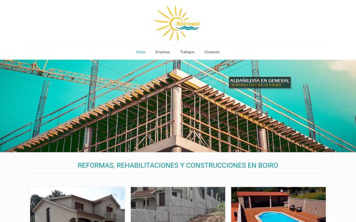 Skærmbillede af boirosolconstruccion.es