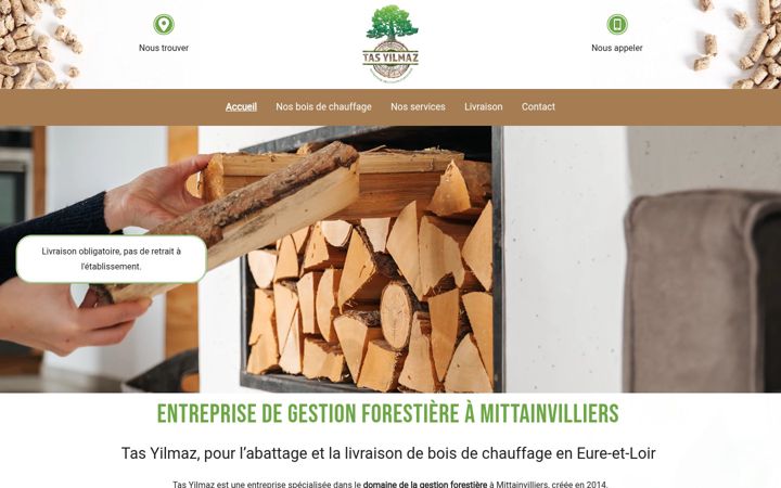 Screenshot of bois-de-chauffage-chartres.fr