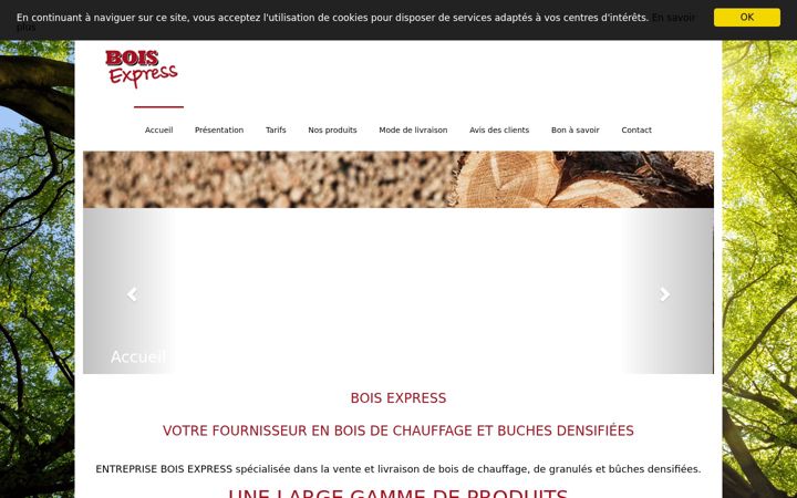 Screenshot of bois-de-chauffage-la-rochelle.com