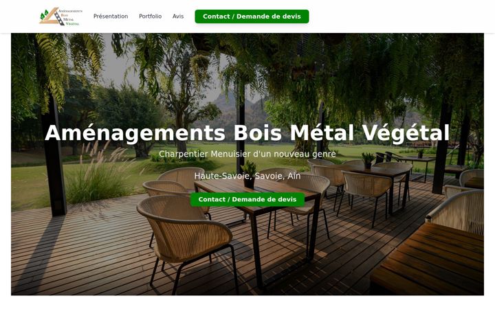 Screenshot of bois-metal-vegetal.com