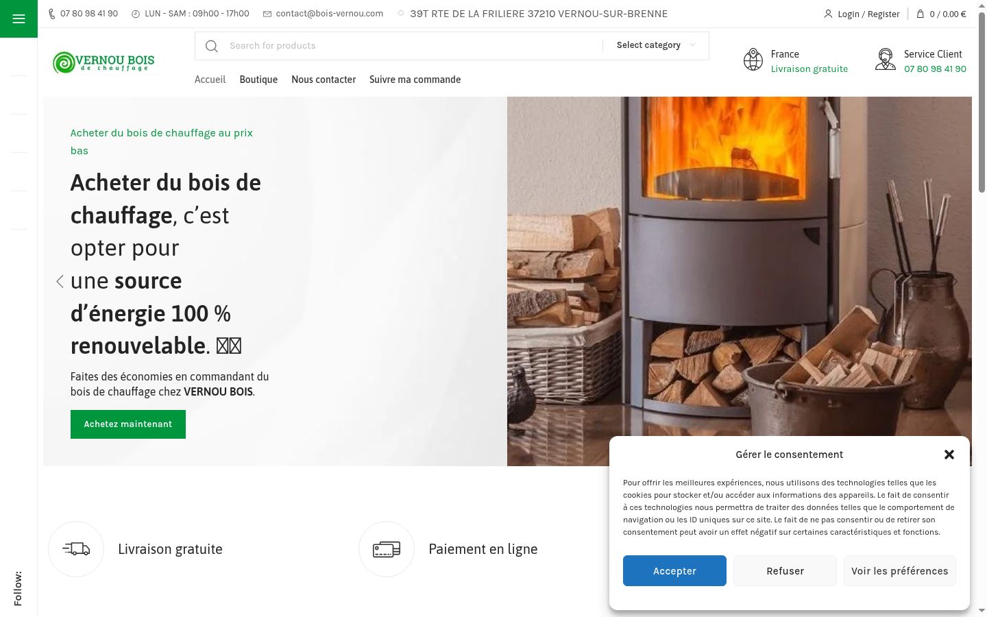 Kuvakaappaus suostumusbannerista, joka näytettiin ennen mitään vuorovaikutusta