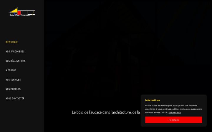 Screenshot ta' bois-zinc-extension.com