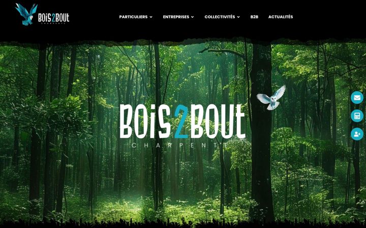 Screenshot of bois2bout.fr