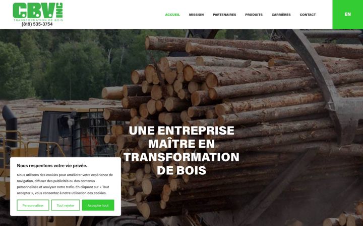 Screenshot of boiscbv.com