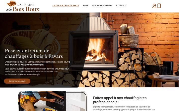 Screenshot of boiscorreze.fr