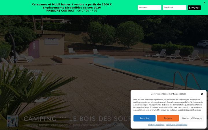 Screenshot of boisdessources.fr