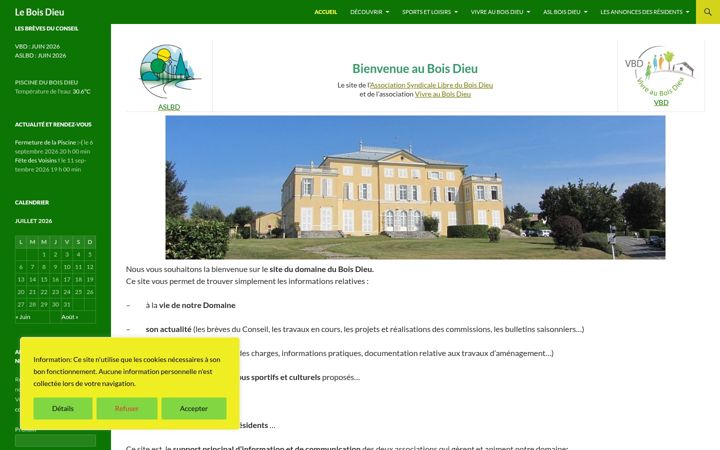 Screenshot of boisdieu.fr