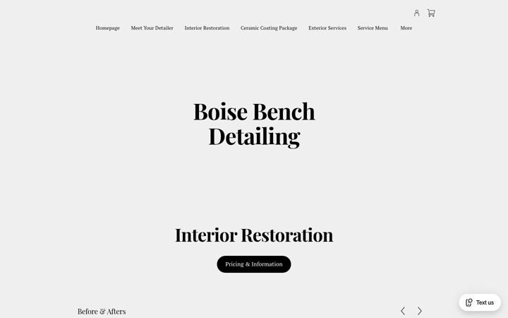 Screenshot of boisebenchdetailing.com