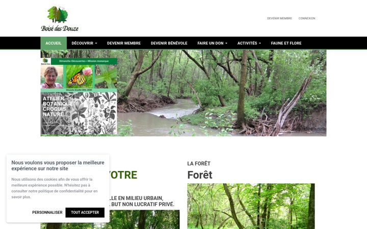 Screenshot of boisedesdouze.org