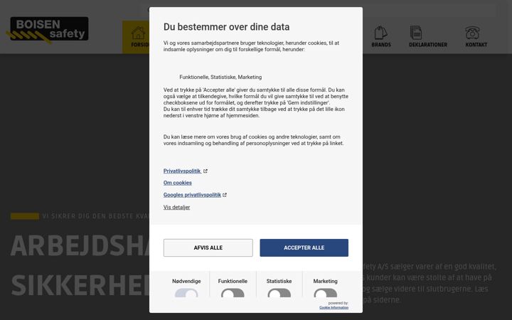 Screenshot of boisensafety.dk