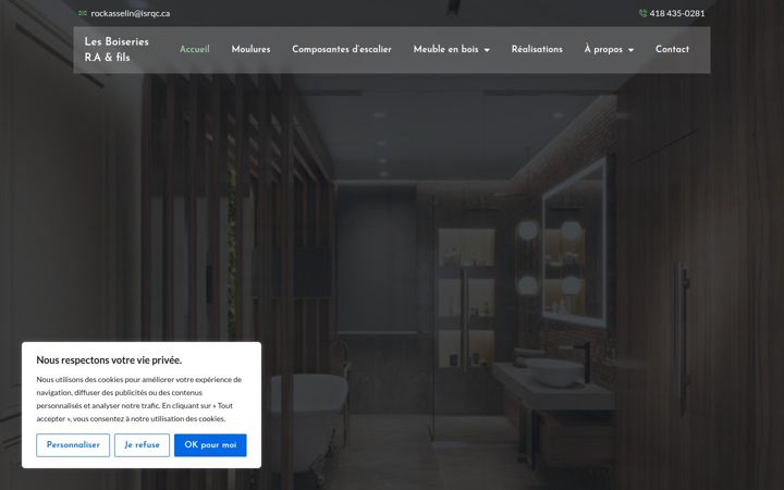 Screenshot of boiseriesraetfils.com
