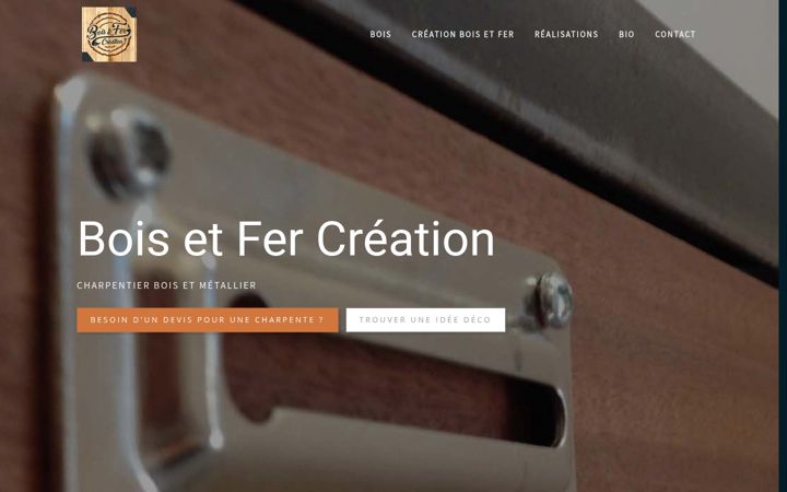 Skærmbillede af boisetfercreation.com