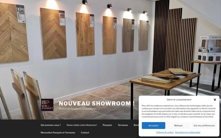Screenshot of boisetparquet.fr