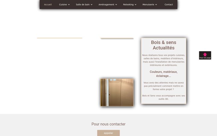 Screenshot of boisetsens.fr