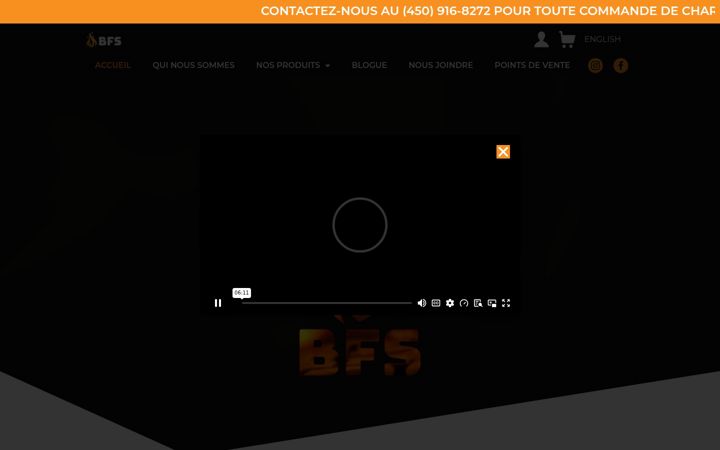 Screenshot of boisfrancsec.ca