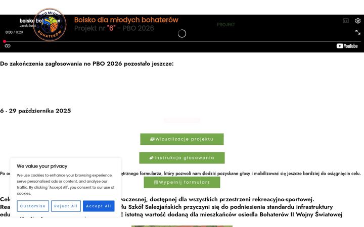 Screenshot stránky boiskobohaterow.pl
