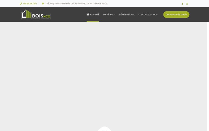 Ekrano kopija boisnco.fr