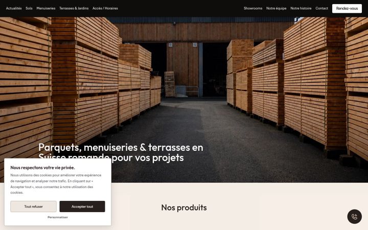 Screenshot of boissec.ch