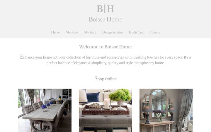 Screenshot of boissehome.ie