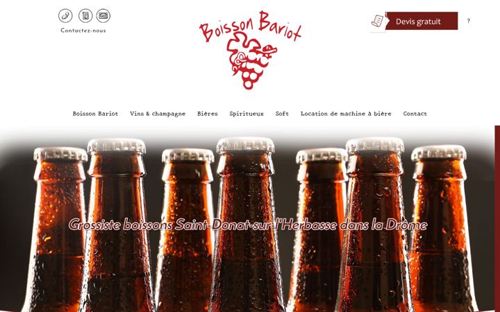 Screenshot of boissonbariot.fr